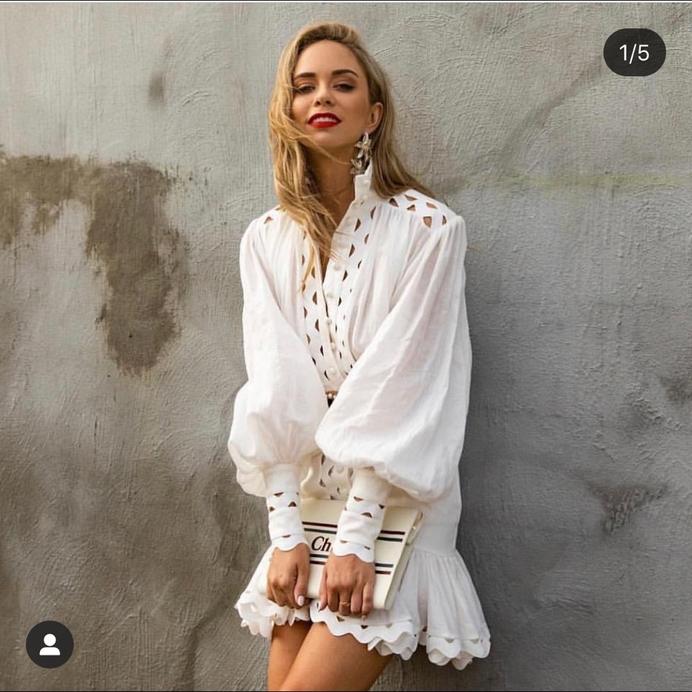 ❌SOLD❌Zimmermann “Ninety Six” Short Dress BNWT - Picture 3 of 15